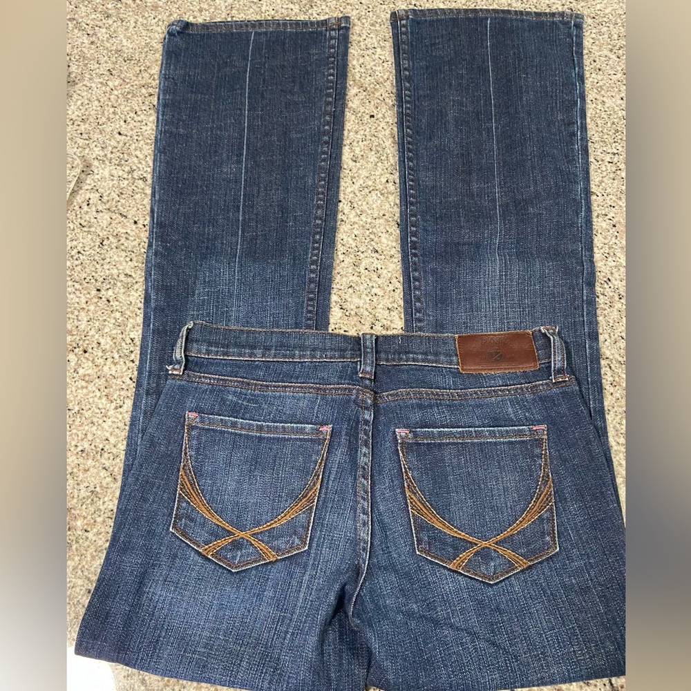 Pink Victoria Secret Boot Jeans Size 4R - Picture 3 of 14